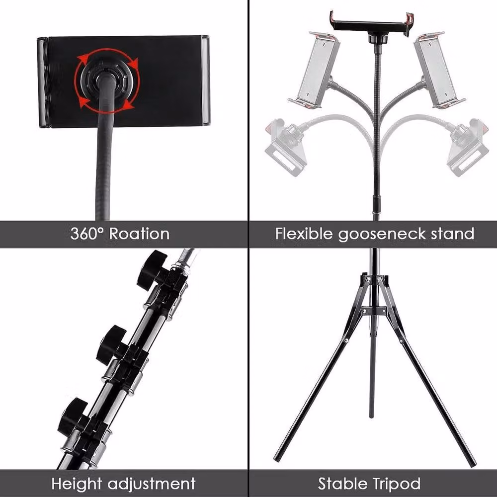 Kelvenix Camera Tripod Stand Holder Mount in Black – 3