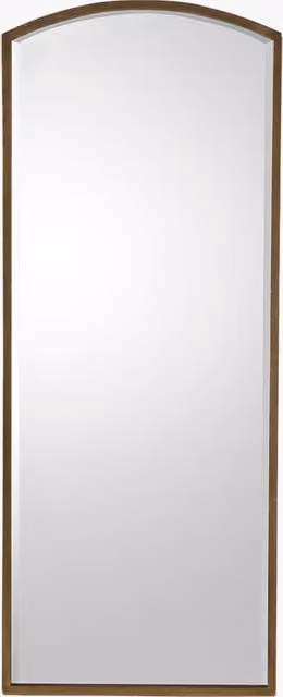 Perch & Parrow Newport Arch Standing Mirror in Antique Gold