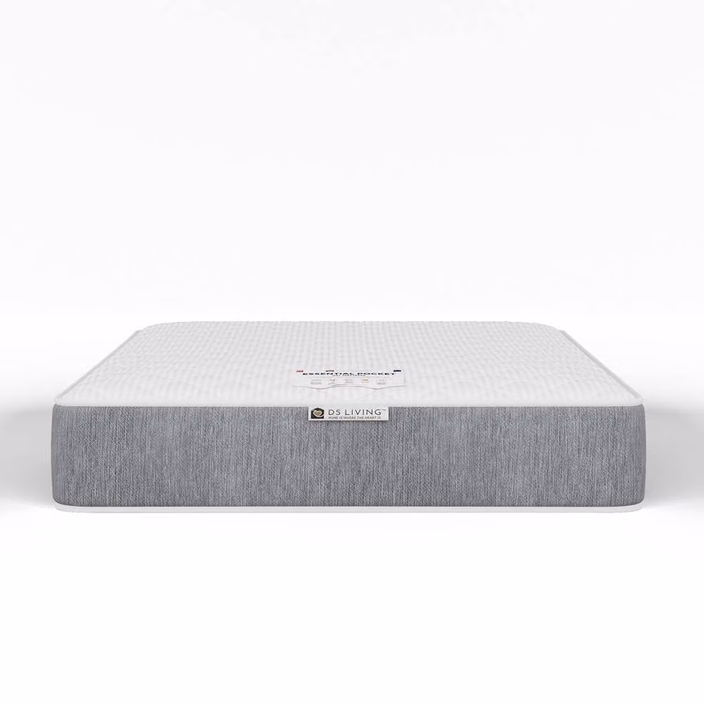 DS Living Imperial Hybrid Pocket Gel Essentials Mattress in Grey, Small Single – 2