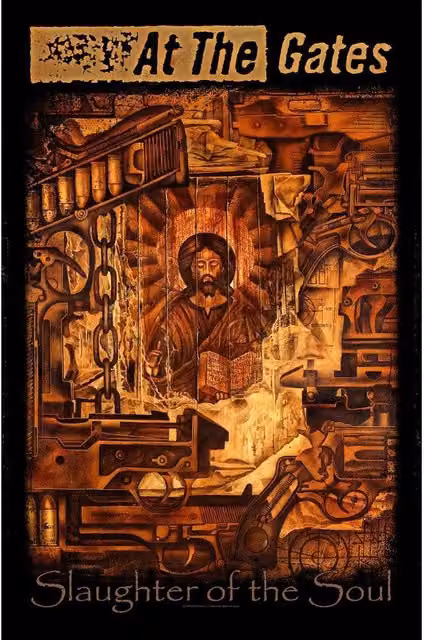 At The Gates Slaughter Of The Soul Multicolour Textile Poster