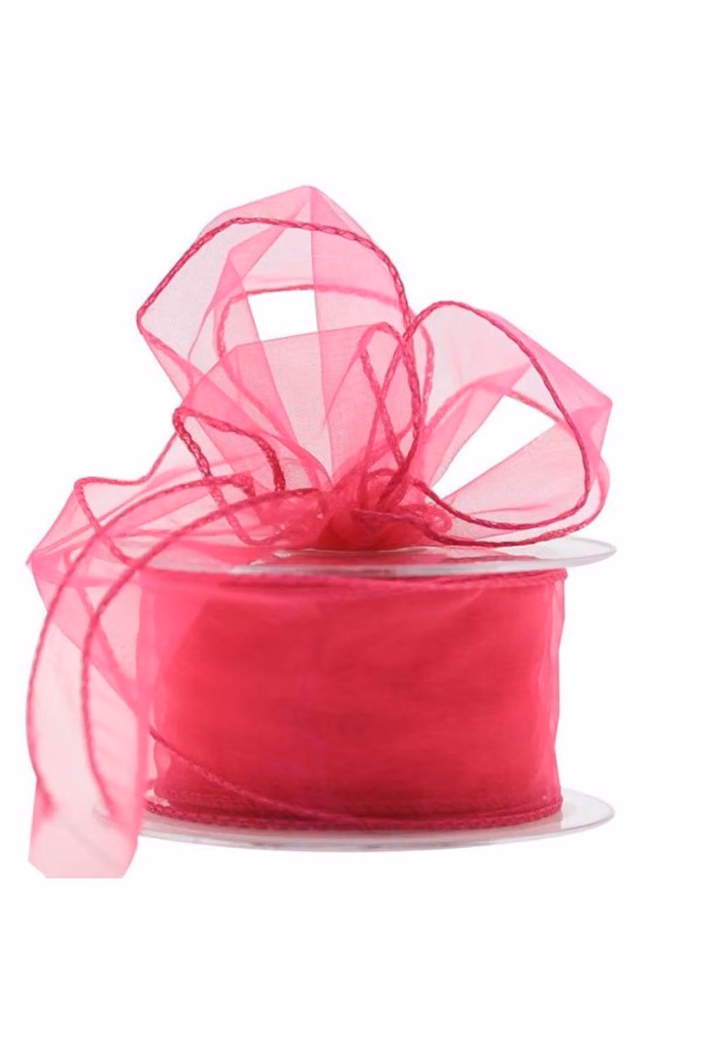 KDMD Shocking Pink Chiffon Ribbon, 50mm, 2 Pack – 2