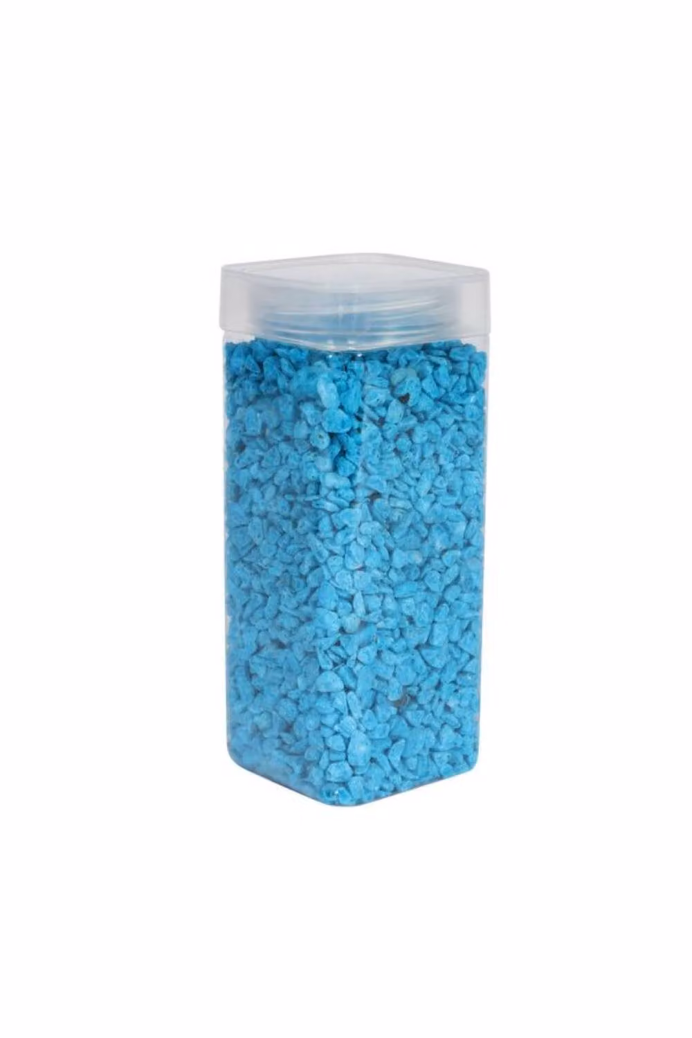 KDMD Turquoise Stone Pebbles in Square Jars, 3 Pack, 900g each – 2