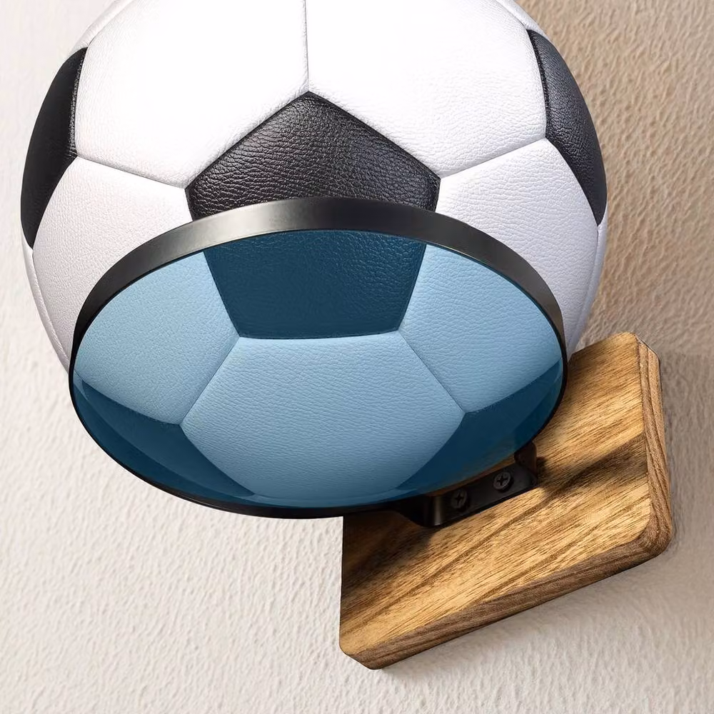 EONLION 4-Piece Wall Mounted Ball Storage Holder in Black – 5