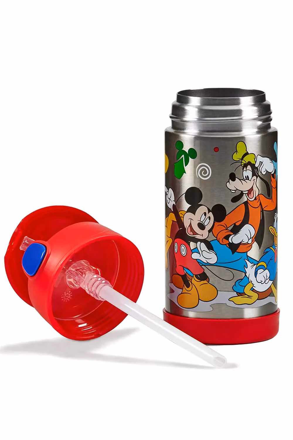 Thermos Disney Mickey & Friends FUNtainer Stainless Steel Kids Drinks Flask, Multicolour, 355ml – 4