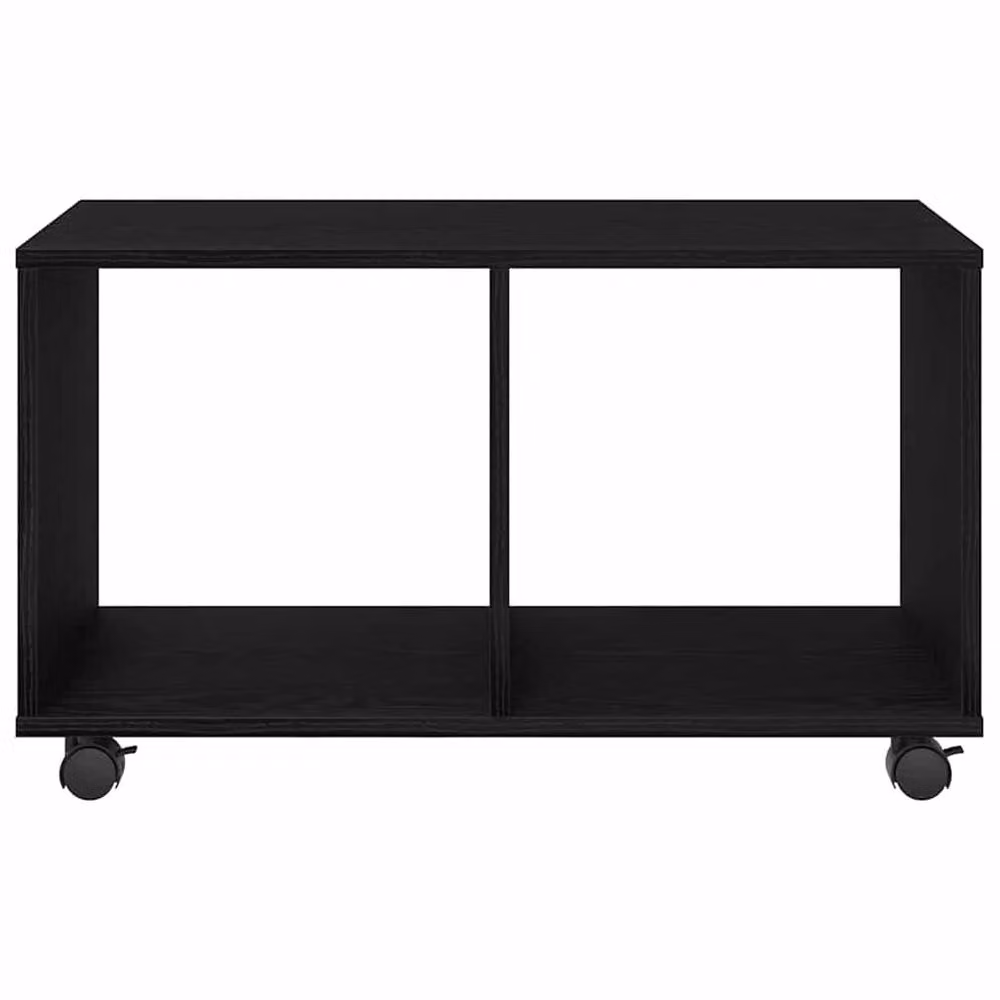 Berkfield Home End Table with Wheels, Black Oak, W/D/H: 72 x 33 x 42.5 cm – 4