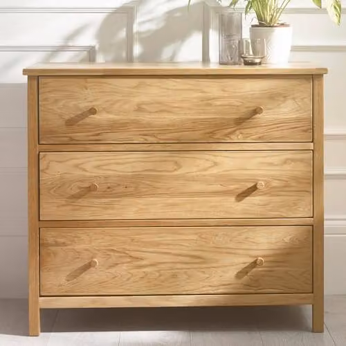 Julian Bowen Coxmoor 3 Drawer Chest in Oak – 1