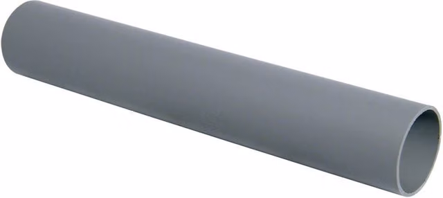FloPlast Grey Push Fit Plastic Waste Pipe 40mm x 3 Metre
