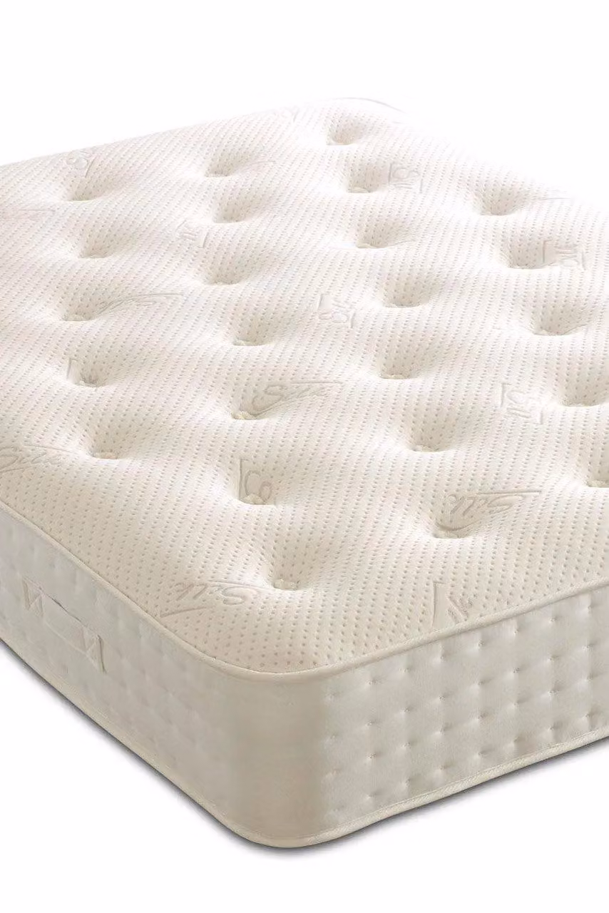 The Shire Bed Company Ilkley White Pocket Tufted Mattress, Double, W/D/H: 140 x 200 cm – 2