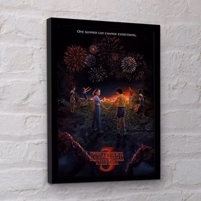 Stranger Things One Summer Multicolour Paper Wall Poster