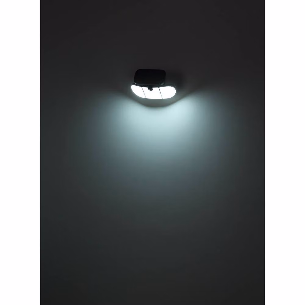 Netlighting Solar LED Outdoor Path Light with PIR Motion Sensor, Matt Black, IP44, 6500K Cool White – 4