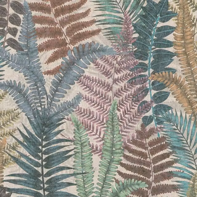 A.S. Création Famous Garden Fern Botanical Textured Vinyl Wallpaper in Brown