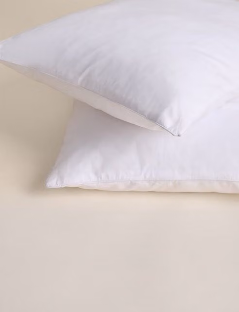 M&S 2 Pack Everyday Breathable Cotton Firm Pillows in White