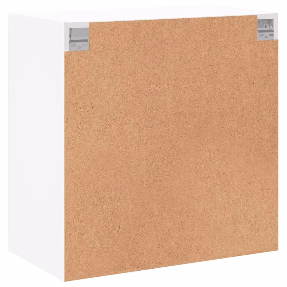 Berkfield Home Wall Mounted Cabinet with Glass Doors, White, W/D/H: 68 x 37 x 68.5 cm – 2