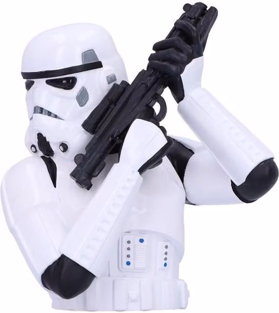 Nemesis Now Stormtrooper Bust in White, Height: 14.2 cm