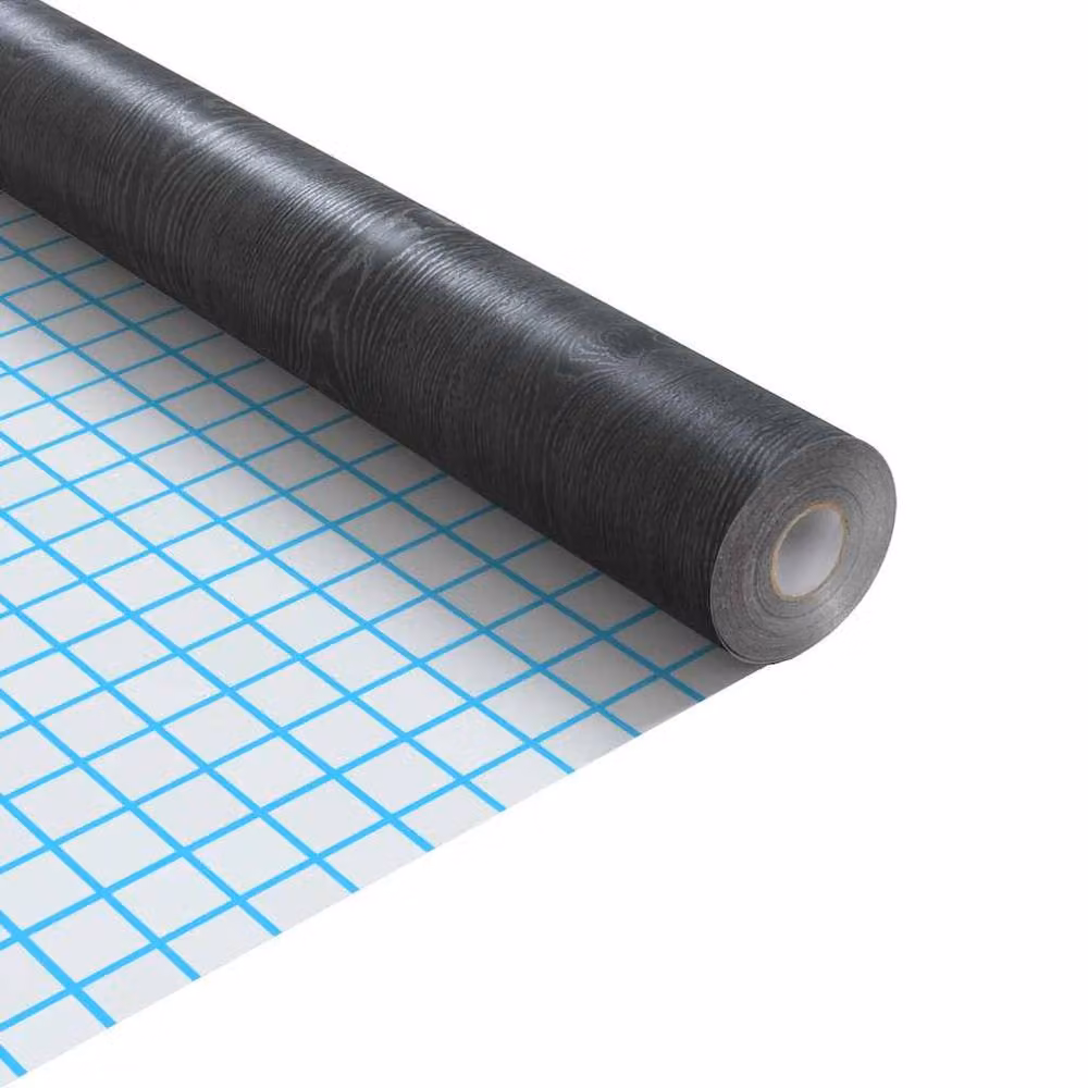 Berkfield Home Self-adhesive Dark Wood PVC Furniture Film, 2 Pack, Black, W: 90 cm x L: 500 cm – 4
