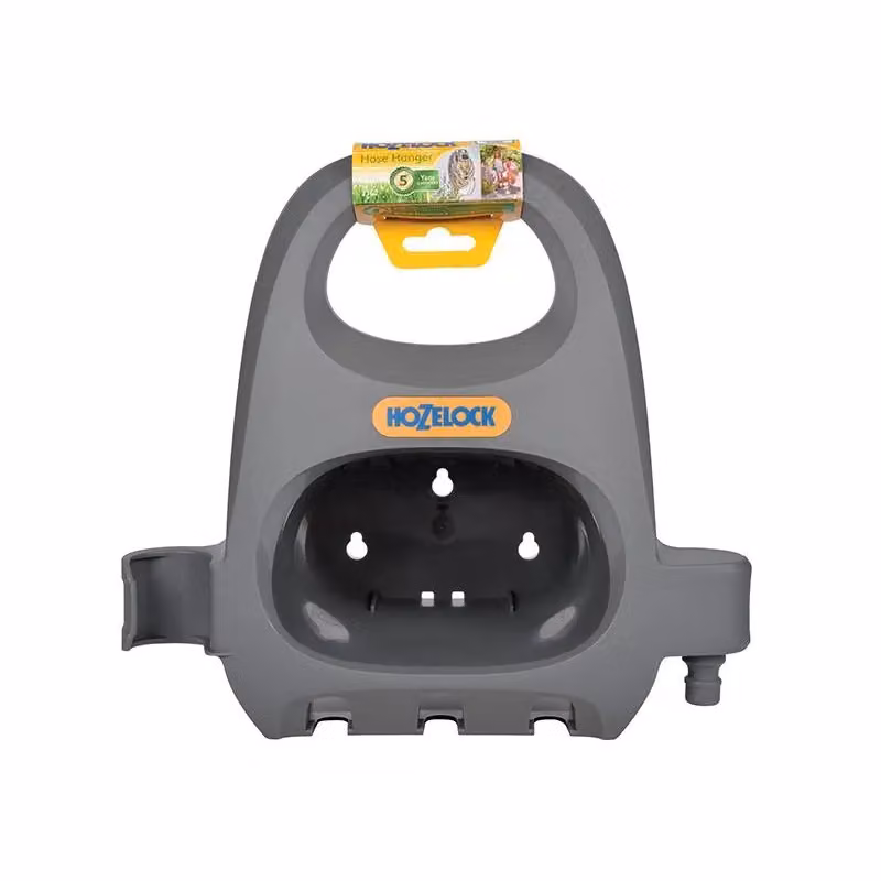 Hozelock 2362 Single Hose Hanger, Wall Mounted, Grey and Multicolour – 2