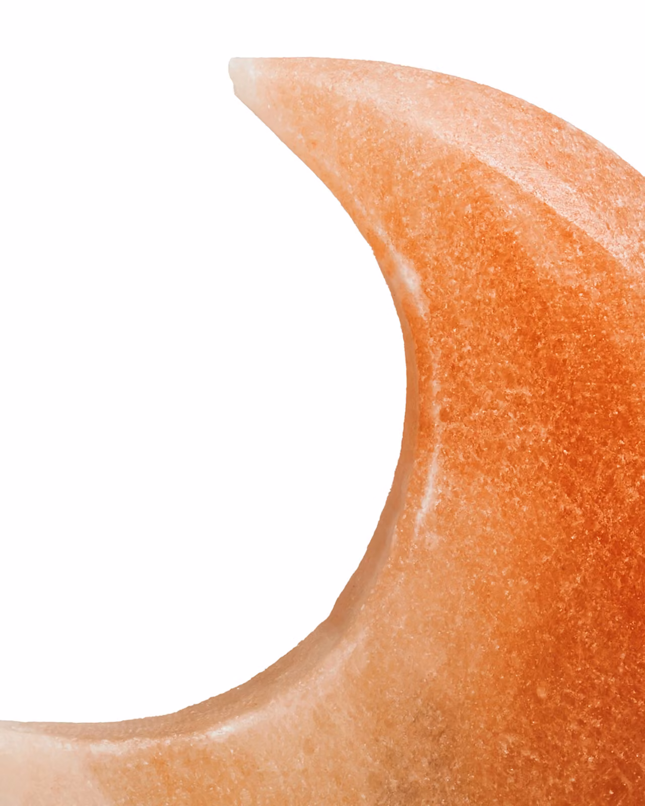 Orsina Crescent Moon Natural Salt Lamp in Pink and Orange, H 23.0 cm x W 9.0 cm x D 9.0 cm – 2