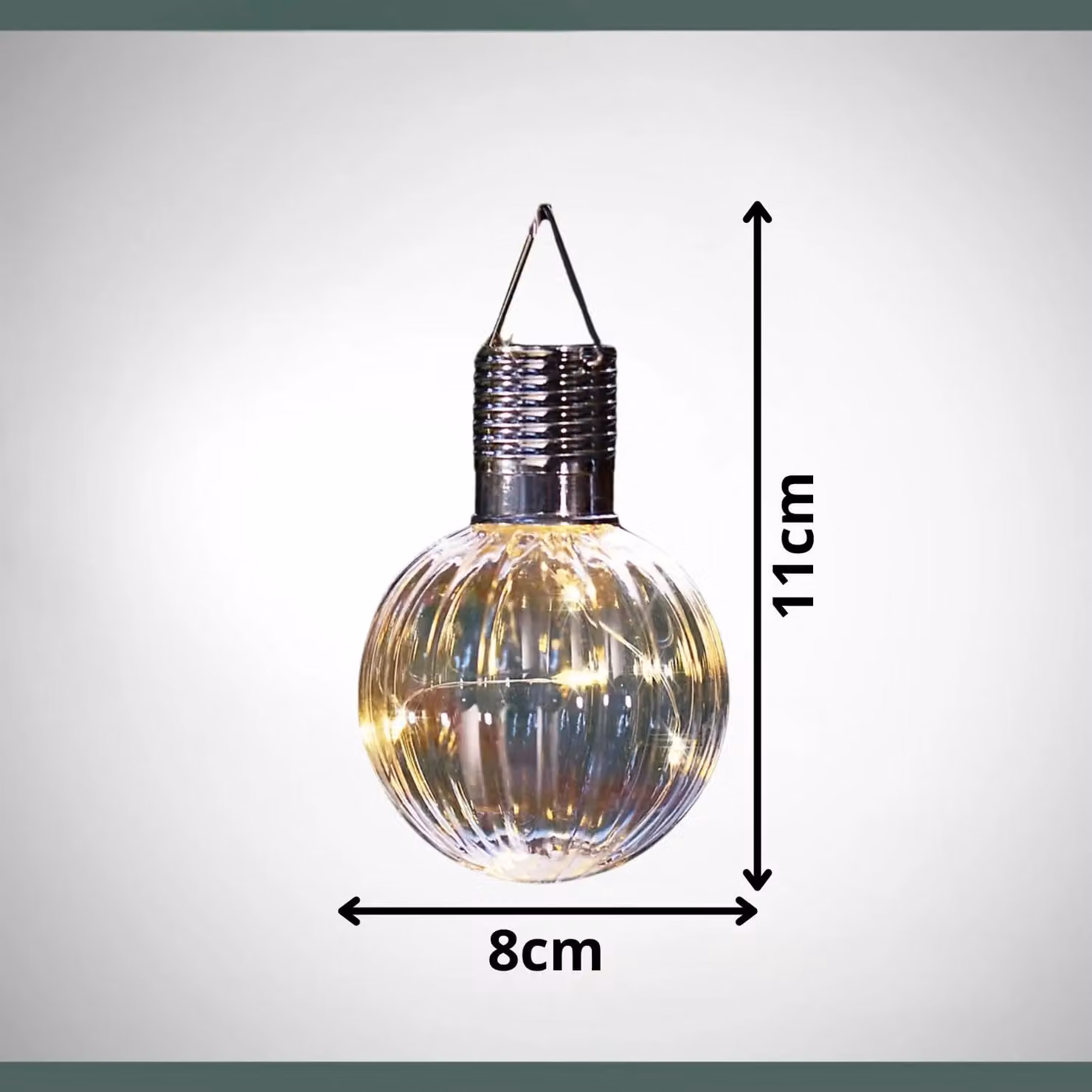 Marco Paul 4pc Solar Orb with Firefly Effect Lights in Transparent – 2