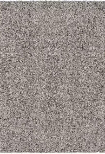 Desire Rugs Ainsley Modern Plain Grey Shaggy Area Rug, W/D/H: 160 x 230 x 4 cm
