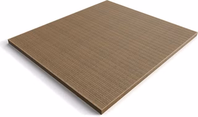 Arbor Garden Solutions Complete Self-Assembly Wooden Decking Kit in Rustic Brown, 15.12m2