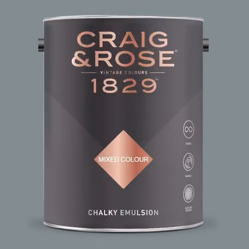 Craig & Rose 1829 Paint Stop Chalky Matt Emulsion Steel Pole 5 l