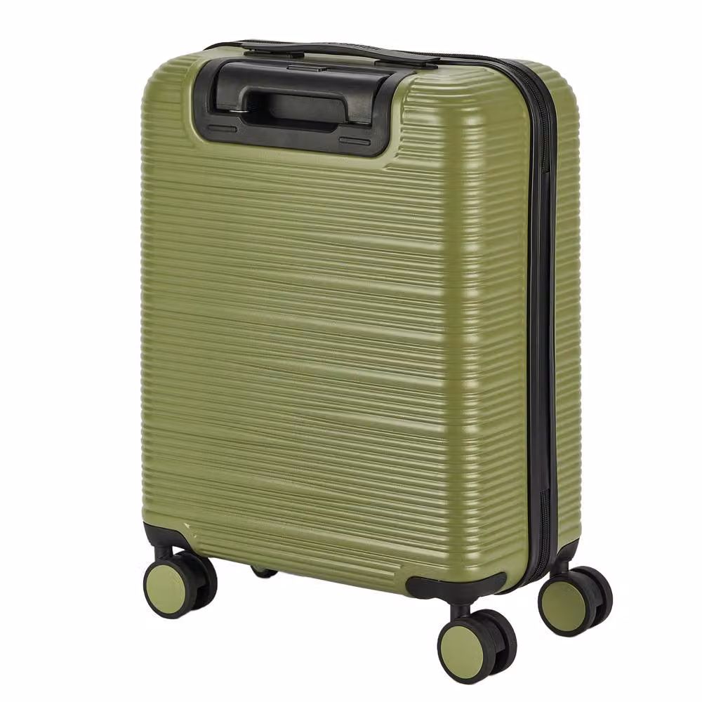 Pierre Cardin Arles Hard Shell Travel Cabin Suitcase with Spinner Wheels, Olive Green – 2