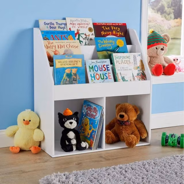 Home Source Coco Kids Bookshelf in White