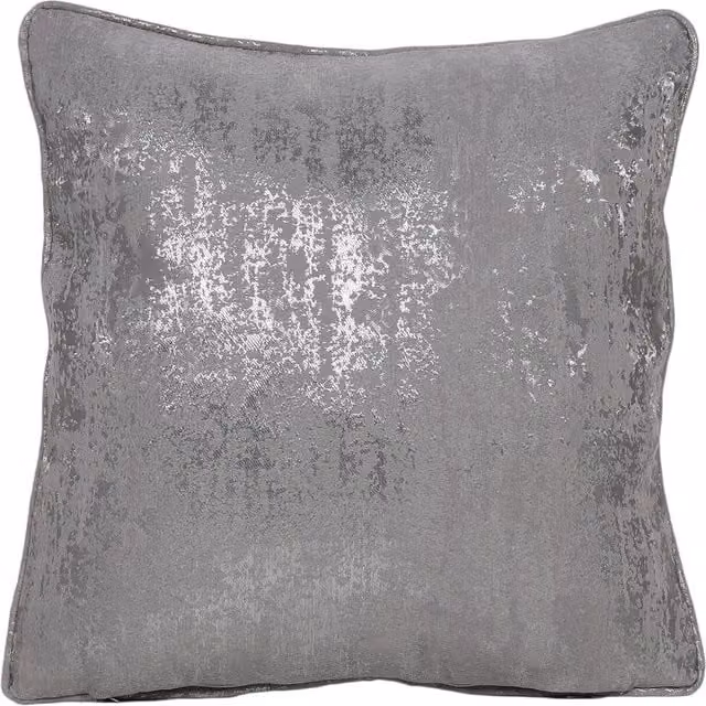 Divante Agadir Jacquard Square Cushion in Silver