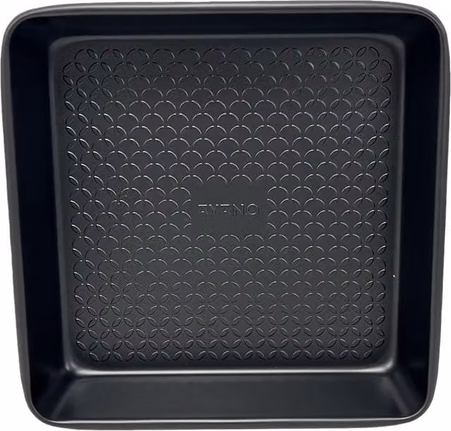 Ayano Large Square Cake Tin, Black, Carbon Steel, Dishwasher Safe