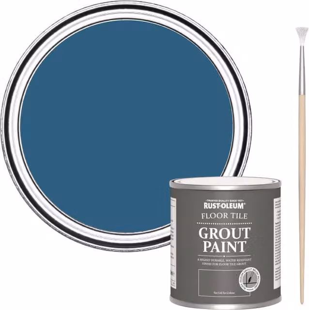 Rust-Oleum Floor Grout Paint in Blue, 250ml