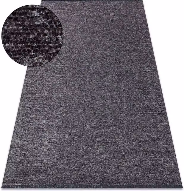 RugsX Casablanca Plus Rug in Grey and Multicolour Metallics, W: 155 cm, D: 220 cm