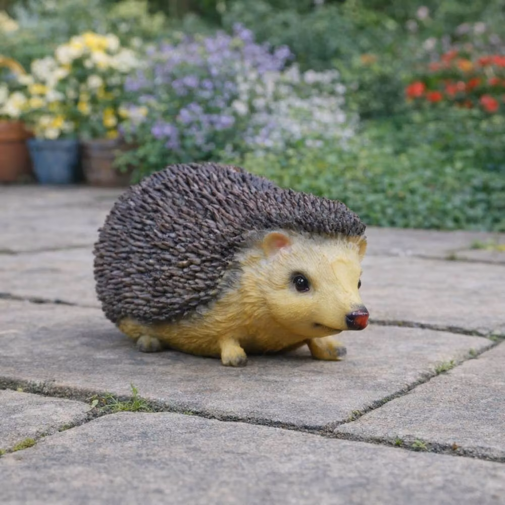 Gifts Direct 2 U Lifelike Woodland Hedgehog Resin Ornament in Brown – 2