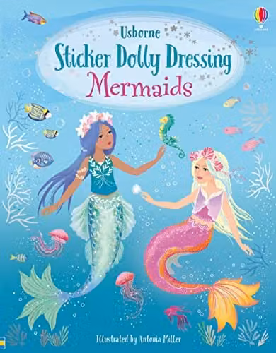Usborne Sticker Dolly Dressing Mermaids Multicolour Sticker Book