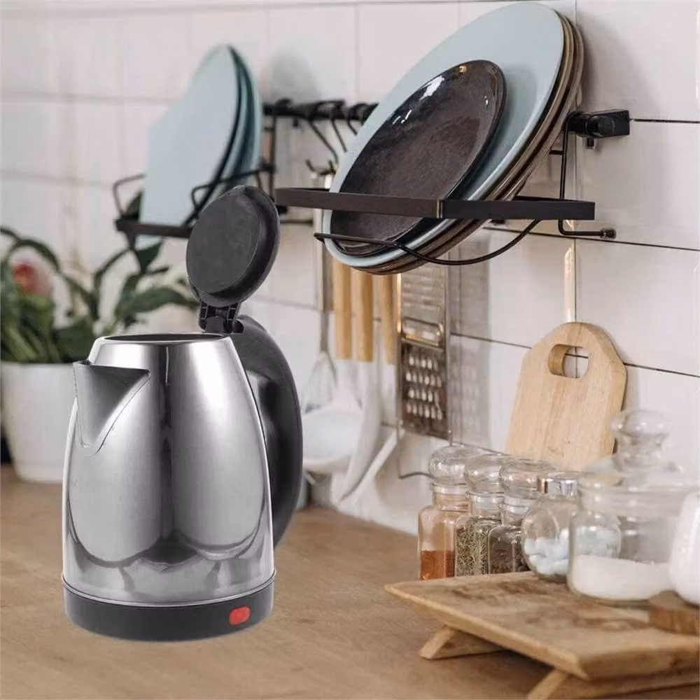 Nordara 2L Stainless Steel Cordless Electric Kettle with Auto Shut-off in Silver – 3