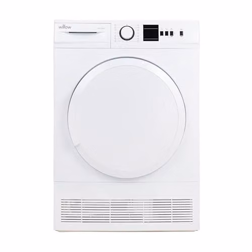 Willow WCD8W 8kg Freestanding Condenser Front Loader Dryer in White