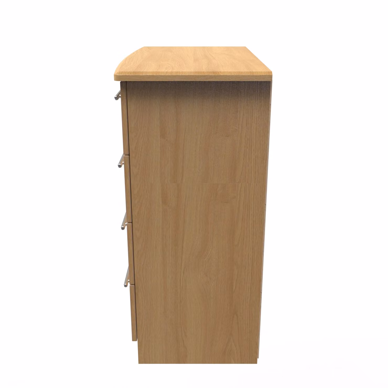 2 U Carlton 4 Drawer Chest in Natural Brown – 2