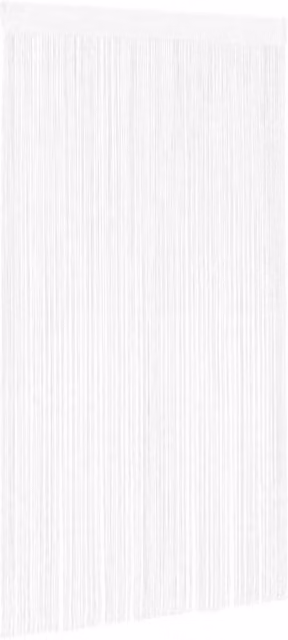 Berkfield Home White String Curtains, 2 Pack, W: 140 cm, H: 250 cm