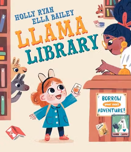 Llama Library by Rocket Bird Books, Multicolour Paper Book – 1