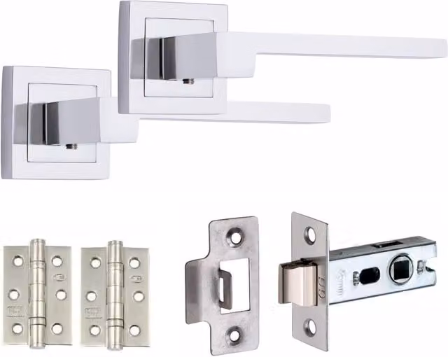 Golden Grace Internal Door Handle Set in Chrome