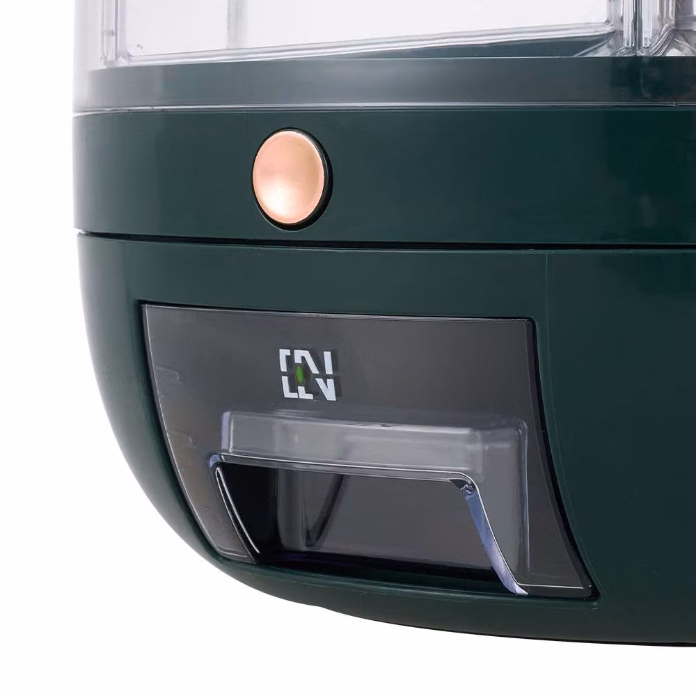 Living and Home 6 Grid Rotating Food Dispenser Grain Container in Green, Large – 6