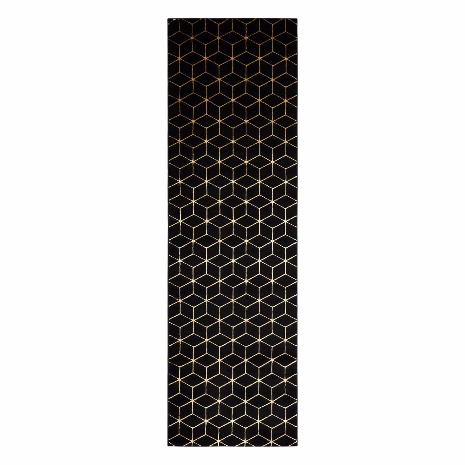 RugsX Gloss Runner in Black, W/D/H: 60 x 300 cm – 3