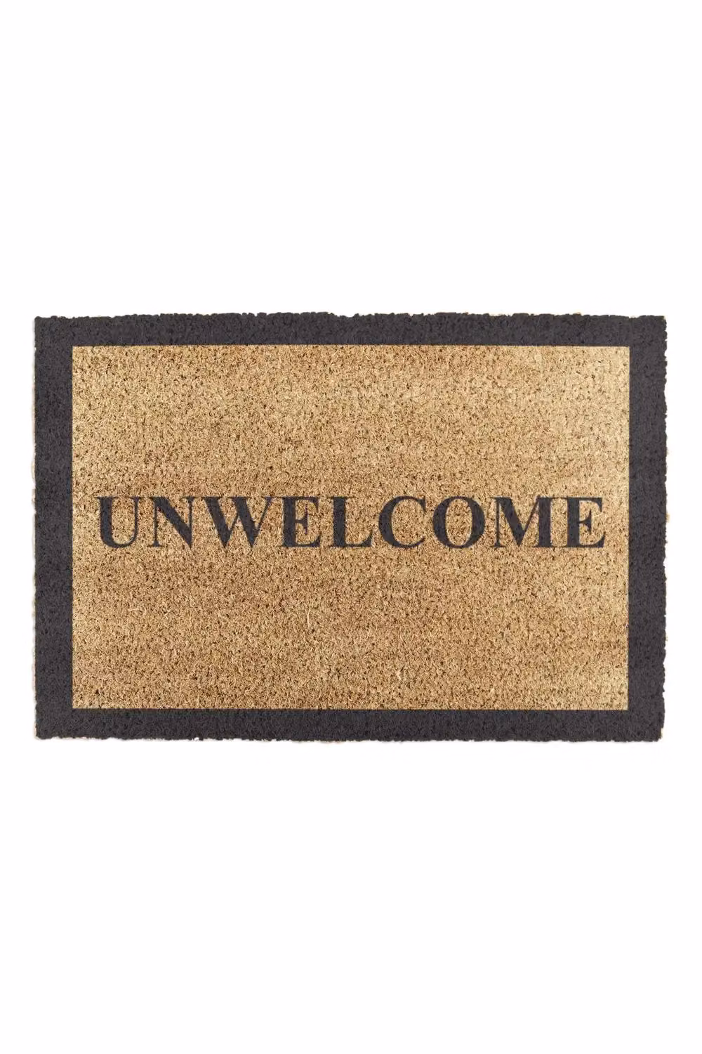 Artsy Mats Unwelcome Coir Doormat in Brown, W: 60 cm, D: 40 cm – 3