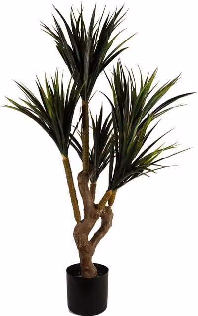 UV Resistant Green Plastic Yucca Tabletop Tree with 179 Leaves