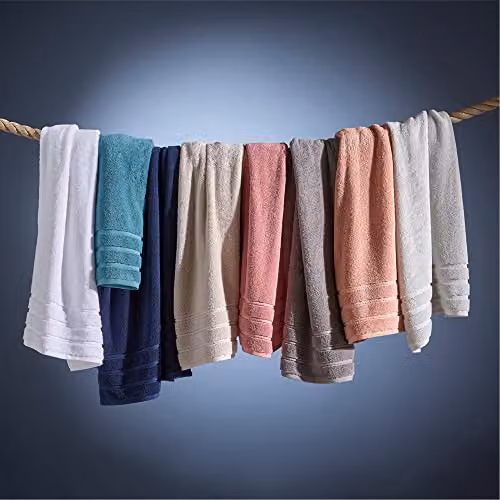 Christy Antalya Luxury Turkish Cotton Bath Sheet Set of 2 Blue W/H: 90 x 150 cm – 6