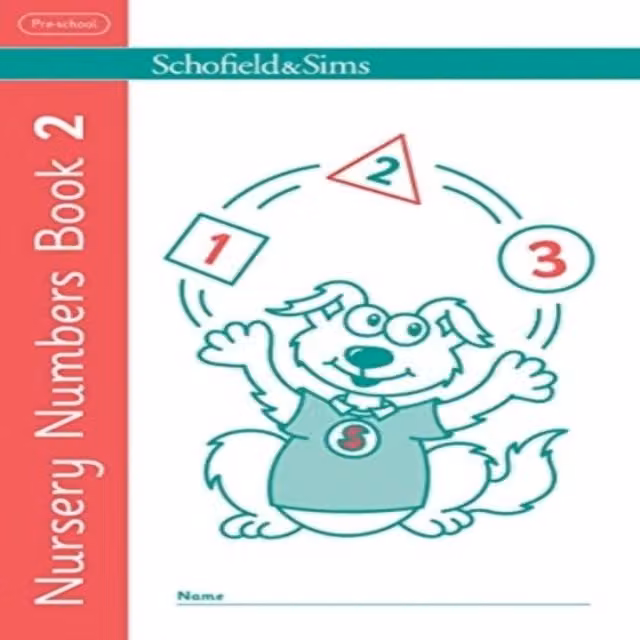 Sally Johnson Nursery Numbers Book 2 Multicolour Paperback