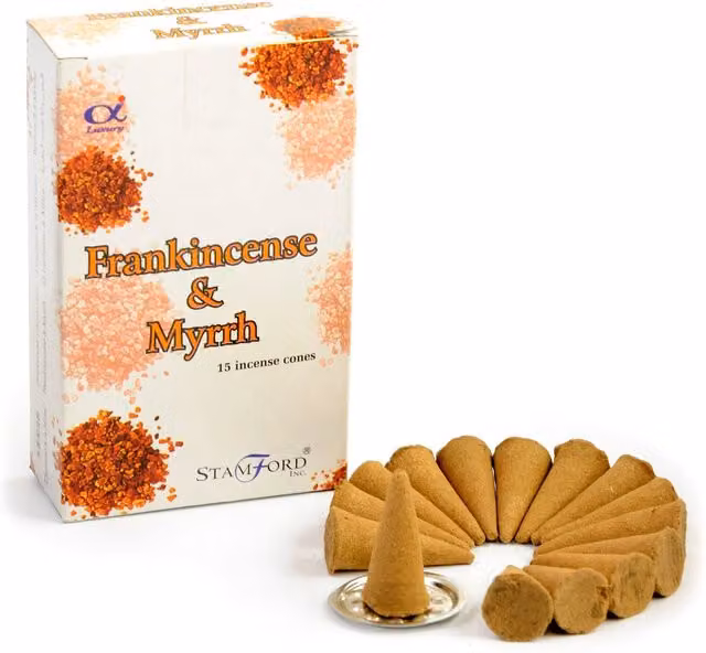 Stamford Premium Frankincense Incense Cones, White