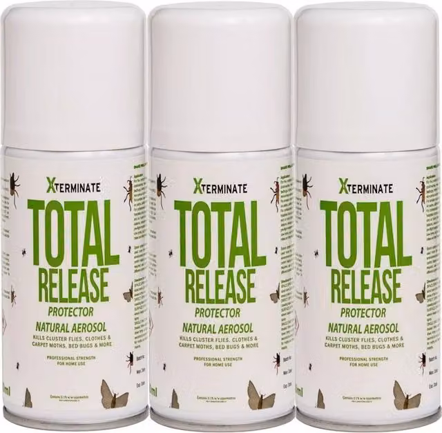 Xterminate Total Release Insect and Cluster Fly Smoke Fogger, White/Transparent