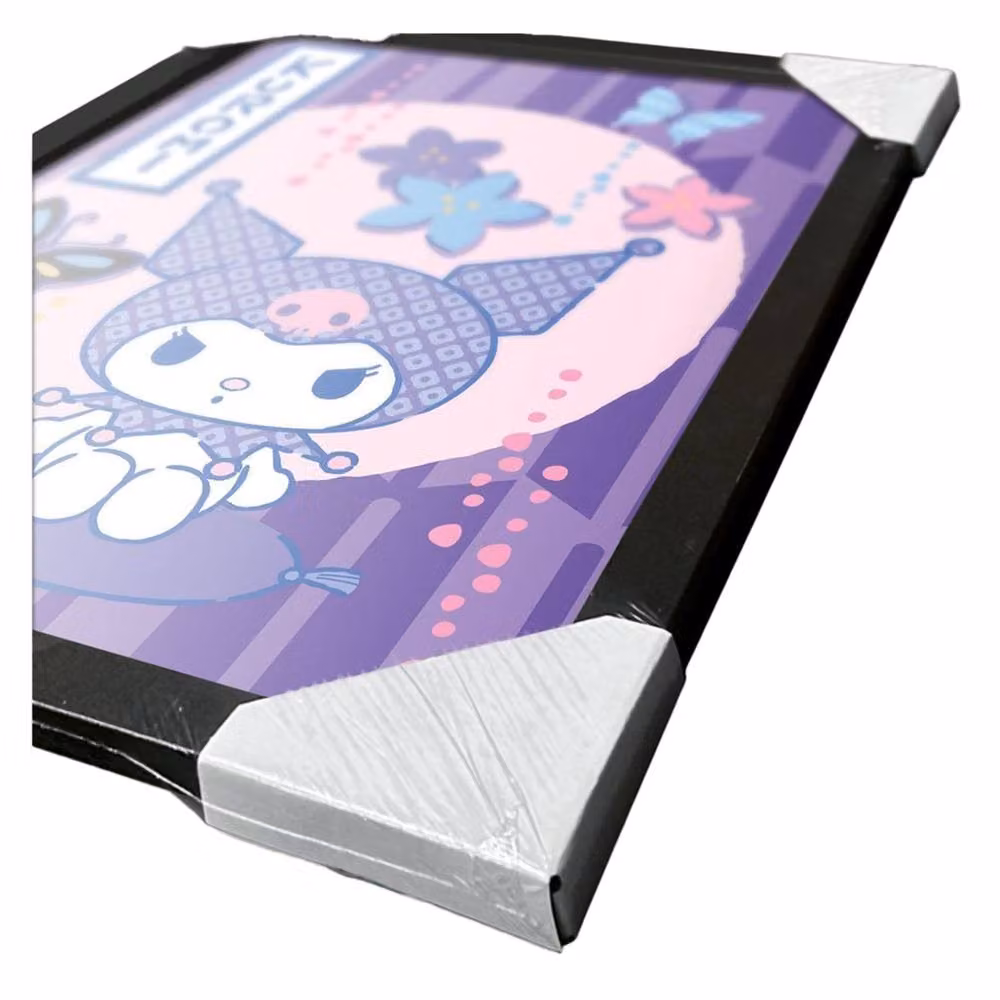 Sanrio Kuromi Multicolour and Purple Framed Paper Poster – 3