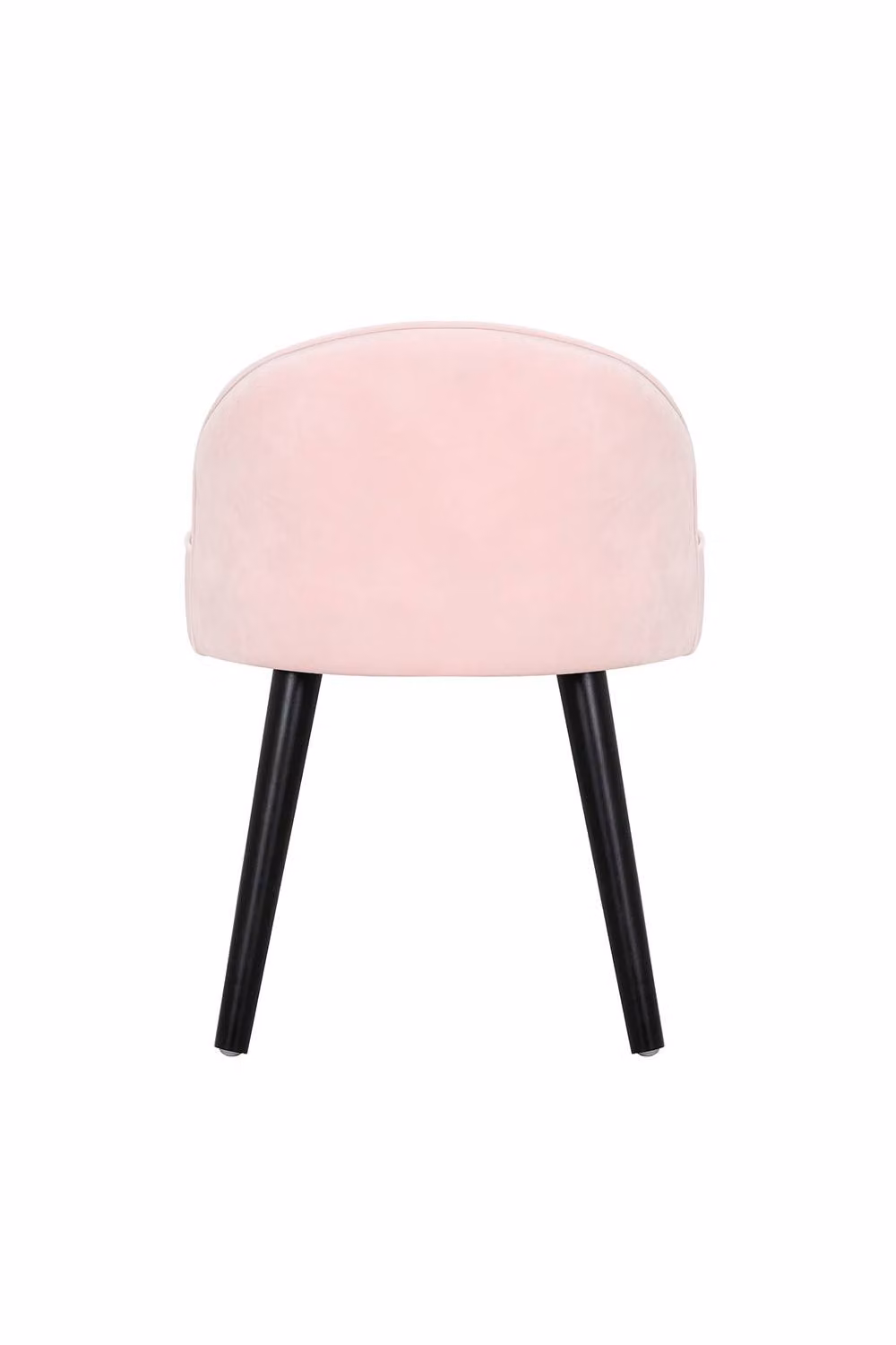 Living and Home Pink Velvet Low Back Dressing Footstool with Solid Rubberwood Legs – 2