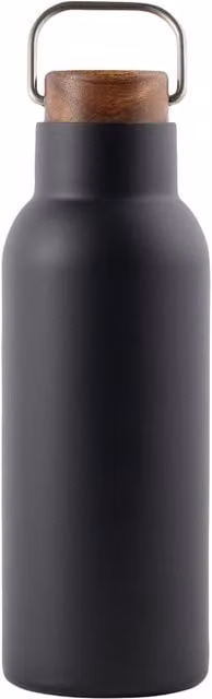Vinga Ciro Stainless Steel Vacuum Insulated Bottle, Black, 580 ml – 1